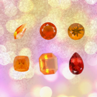 orange fire opal image