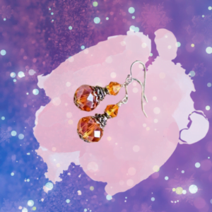 Faceted Jewelry Orange Gems Image