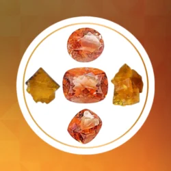 Orange Flourite stone image