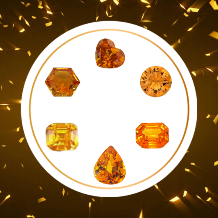 Orange Sapphir Crystals Image