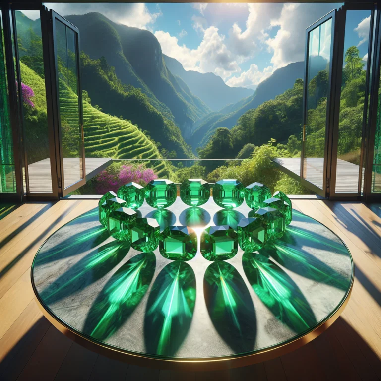 Vivid Green Colombian Emeralds Meaning